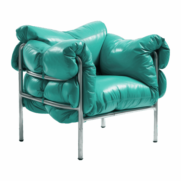 Living Room Accent Chair - Teal, Small